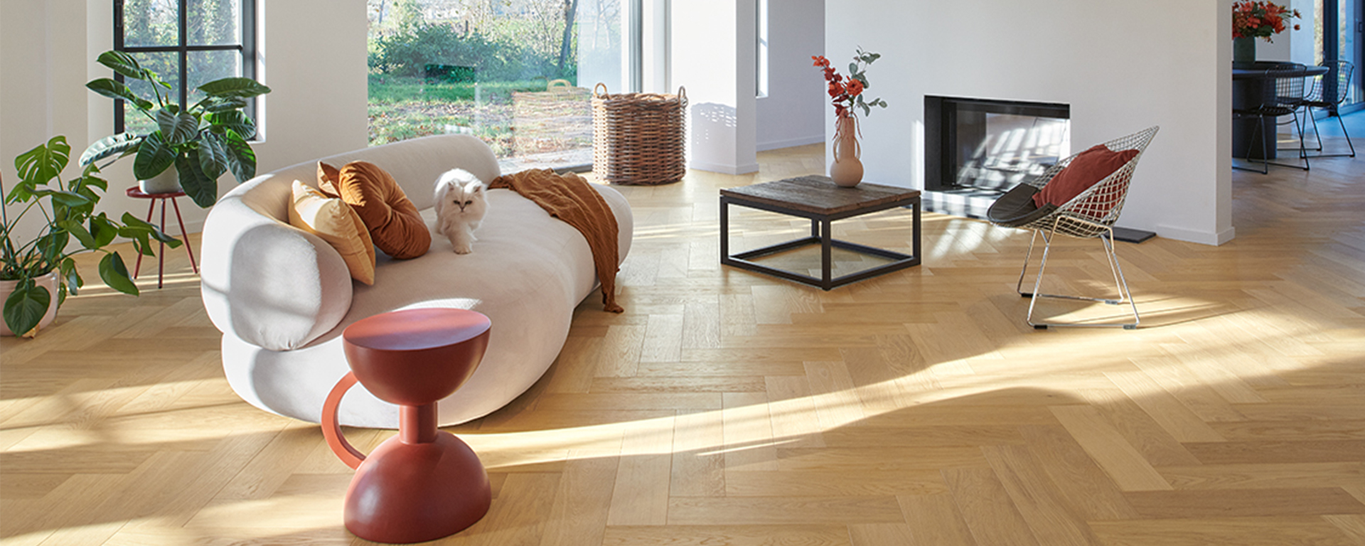 Disegno, Pure Light Oak Extra Matt hardwood from £71.99 per m2, Quick-Step, quick-step.co.uk